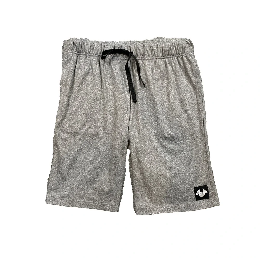 True Religion Shorts Mens M Medium Gray Loungewear Relax Drawstring Stretch
